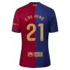 Maglia ufficiale Barcellona F. De Jong 21 Casa 2024-25 per Bambino